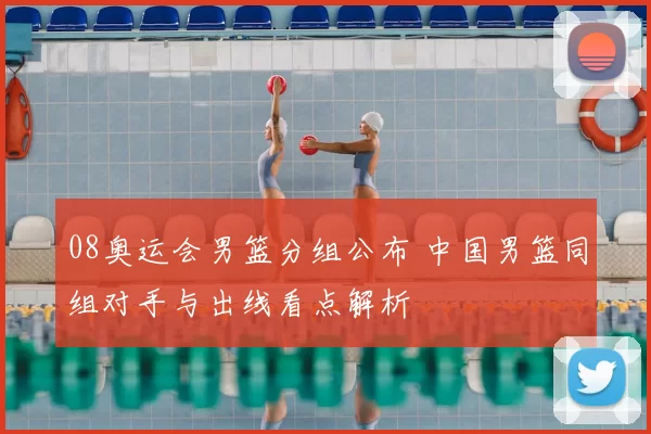 08奥运会男篮分组公布 中国男篮同组对手与出线看点解析