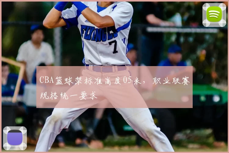 CBA篮球架标准高度05米，职业联赛规格统一要求