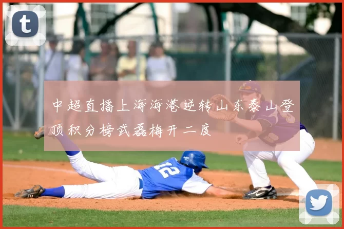 中超直播上海海港逆转山东泰山登顶积分榜武磊梅开二度