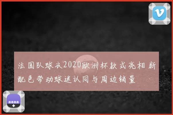 法国队球衣2020欧洲杯款式亮相 新配色带动球迷认同与周边销量