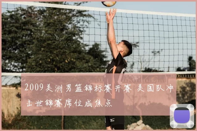 2009美洲男篮锦标赛开赛 美国队冲击世锦赛席位成焦点
