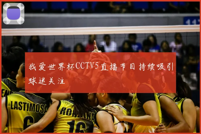 我爱世界杯CCTV5直播节目持续吸引球迷关注